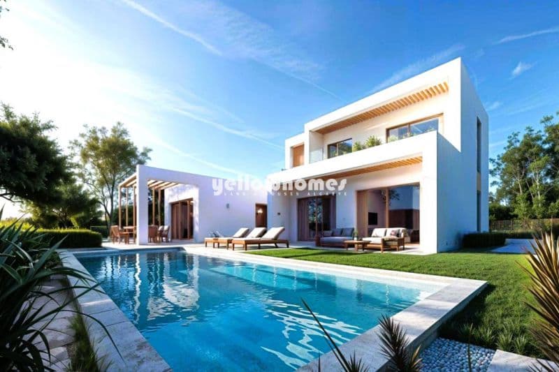 Modern Three-Bedroom Golf Front Villa with Private Pool in Silves