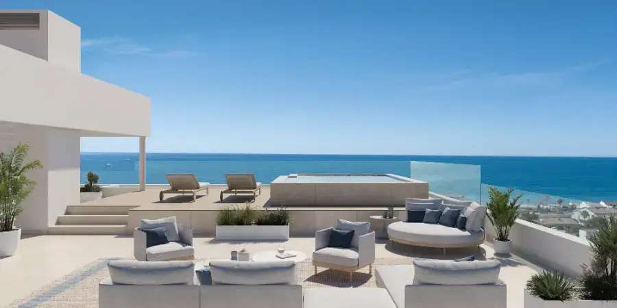 Luxurious Two-Bed Apartment with Sea Views in Estepona