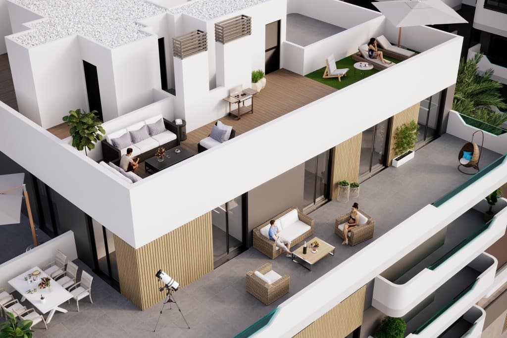 Modern Two-Bed Penthouse in Santa Pola