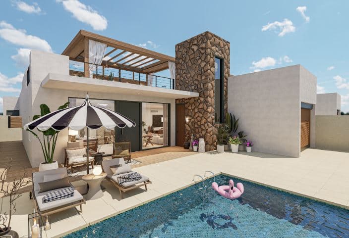 Contemporary Three-Bed Villa with Private Pool in Murcia