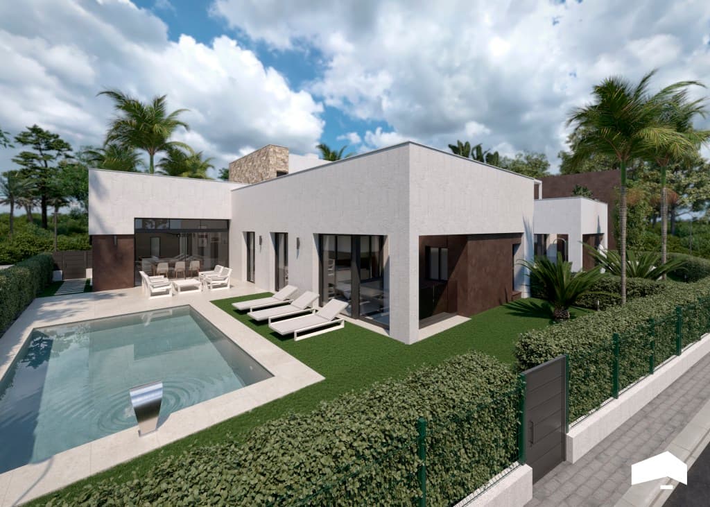 Stylish Three-Bedroom Villa with Swimming Pool in Los Alcázares