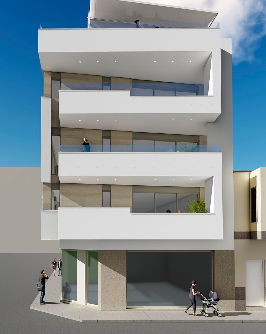 Stylish Two-Bed Penthouse with Private Terrace in Torrevieja