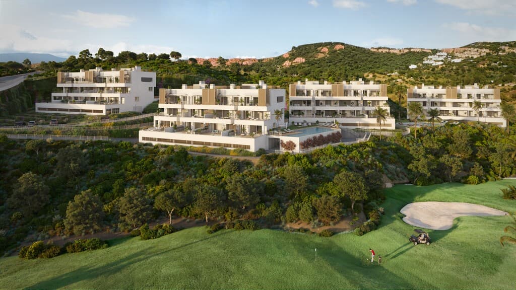 Modern Two-Bed Apartment with Golf and Sea Views in La Cala de Mijas