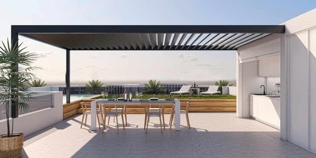 Modern Three-Bed Penthouse with Solarium in San Pedro del Pinatar