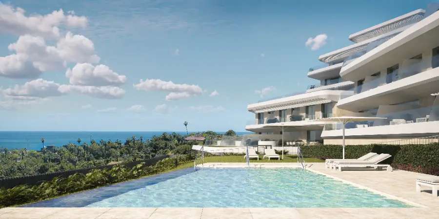 Stylish 2-Bed Apartment with Sea Views in Estepona