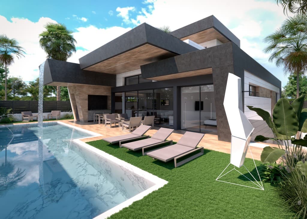 New Build Three-Bed Villa in Private Gated Resort, Los Alcázares