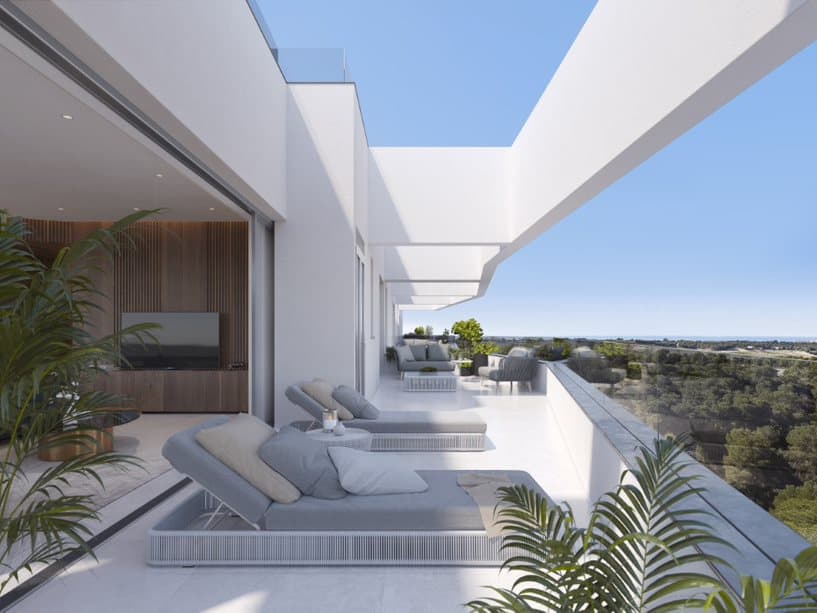 Three-Bedroom Apartment with Sea Views in Orihuela