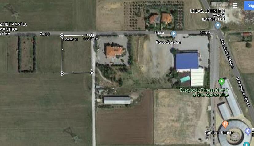 For Sale Land 3450 m² in the suburbs of Thessaloniki