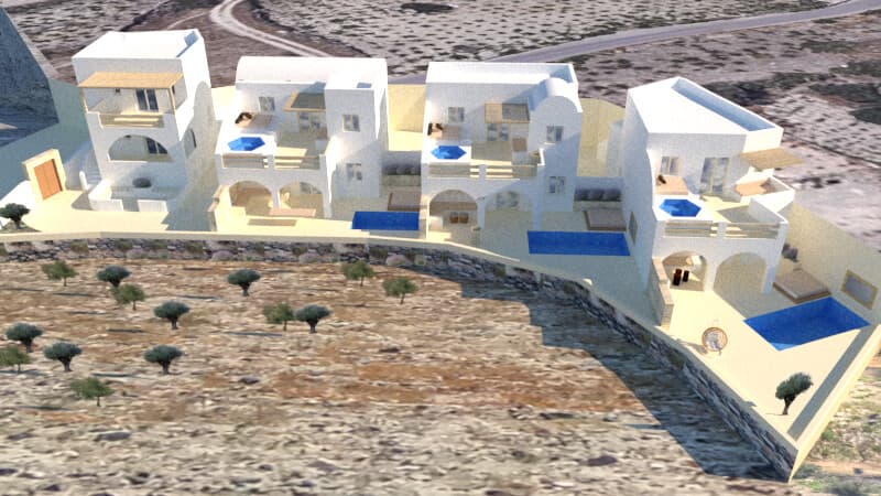 For Sale Land 892 m² in Santorini
