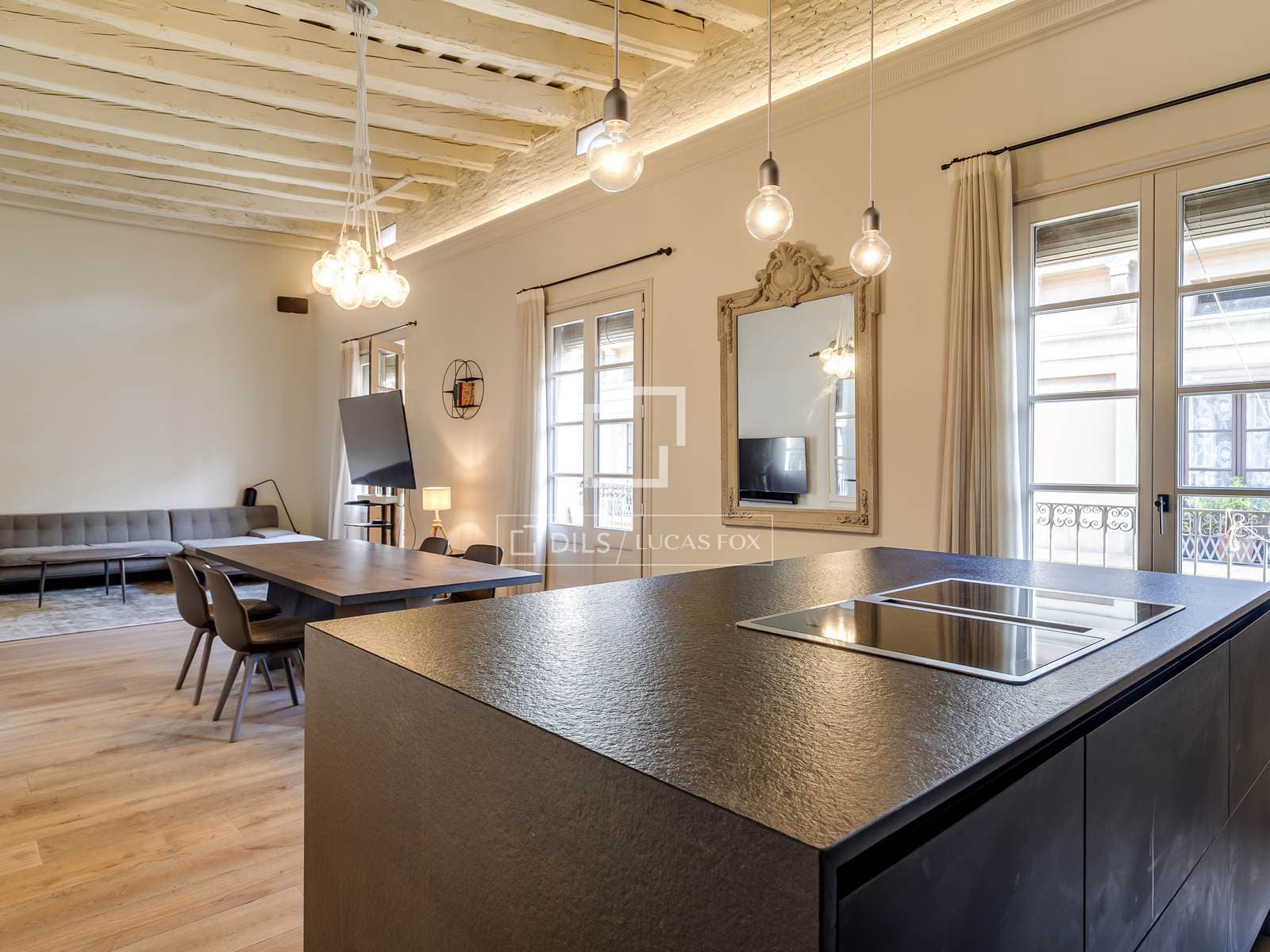 New Build Two-Bed Apartment with Port Vell Views in Barceloneta