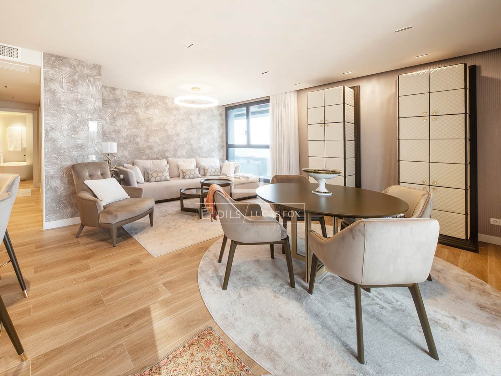 Designer Two-Bedroom Apartment with Mountain Views in Madrid