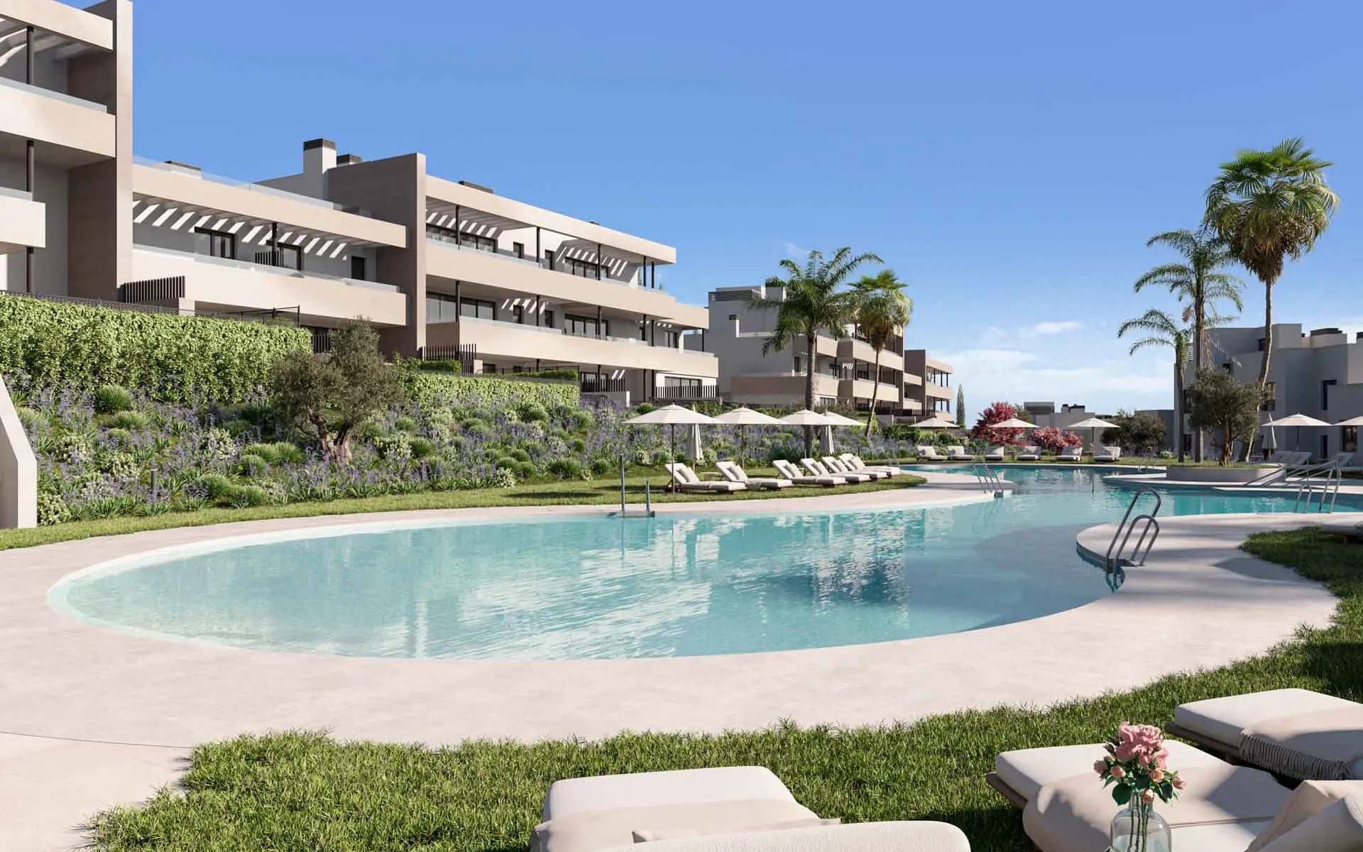 Elegant Four-Bed Apartment with Sea Views in Casares