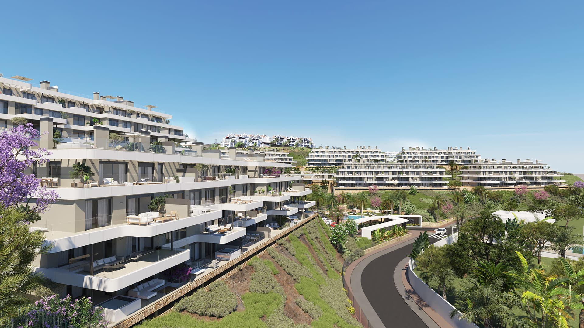 Three-Bed Apartment with Sea Views in Mijas