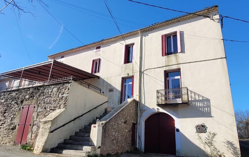 Late 18th Century Mansion with Stunning Terrace in Faugeres