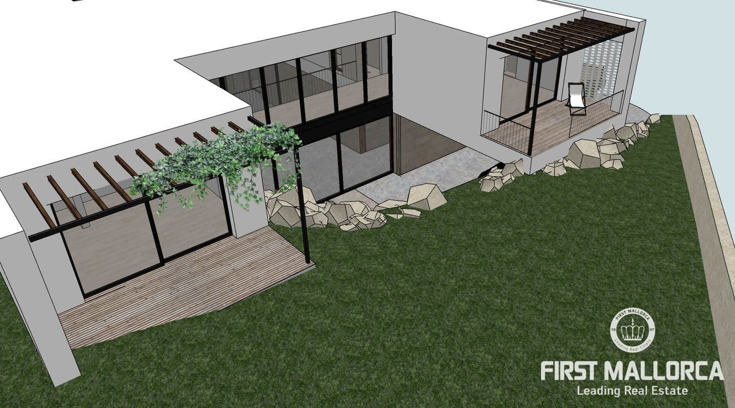 Approved Building Plot for Modern Villa in Cala Vinyas