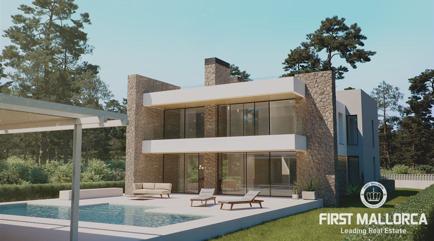 Newly Built Five-Bedroom Villa Just 250m from the Sea in Puerto de Pollensa
