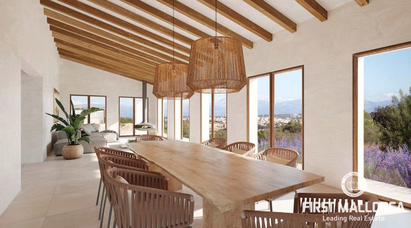 Modern Finca Under Construction with Pool in Quiet Montuïri