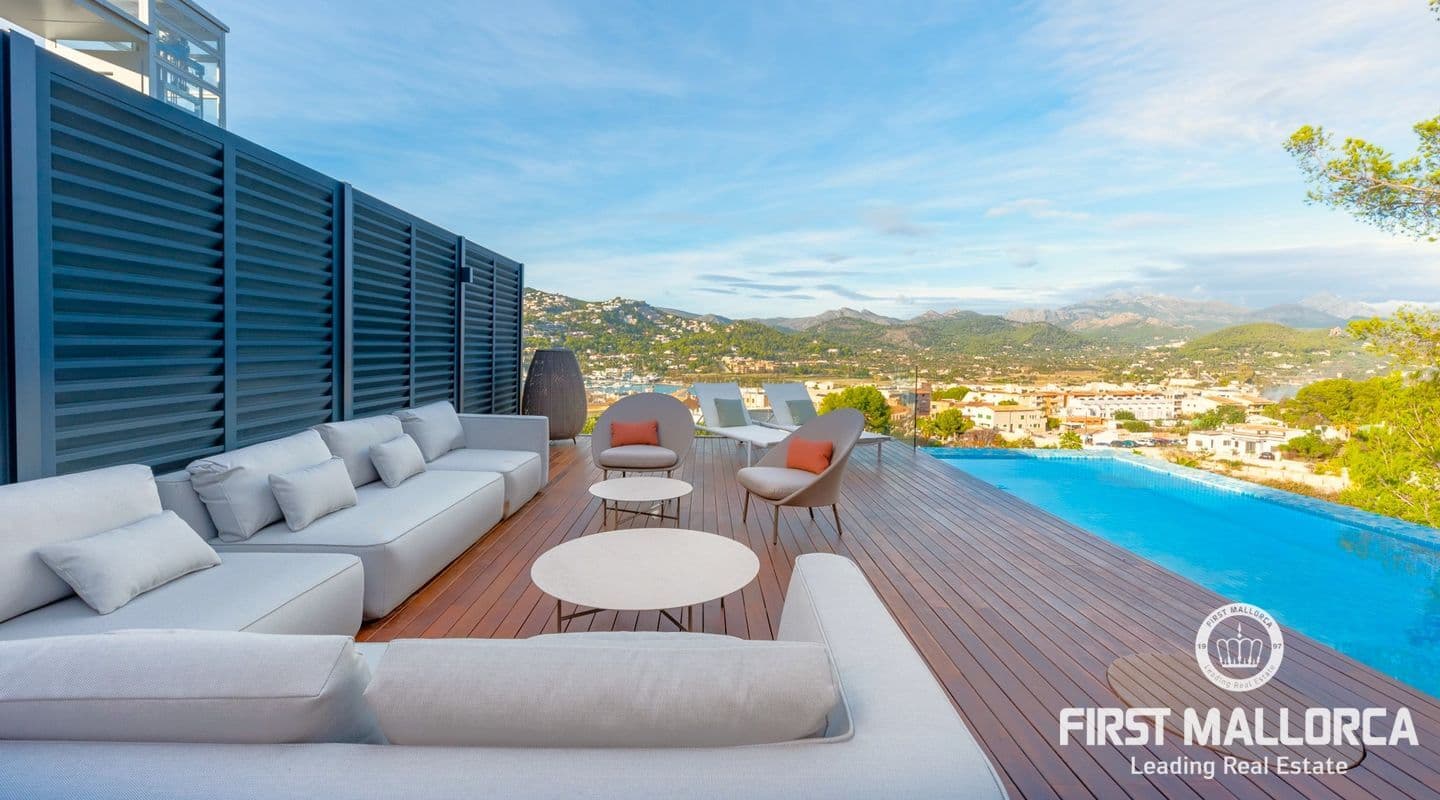 Newly Built Villa with Sea and Mountain Views in Puerto de Andratx