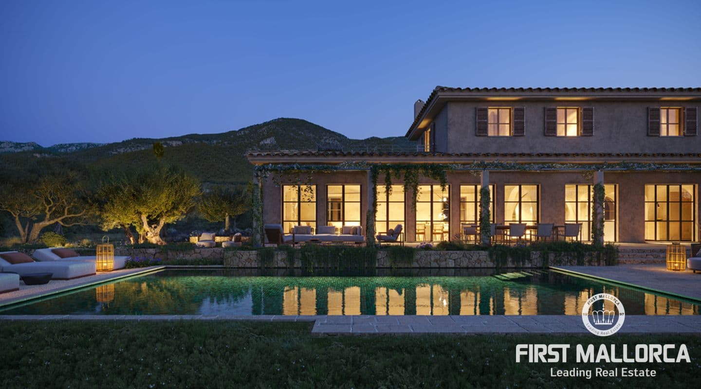 Elegant Five-Bed Finca with Mountain Views in Santa Maria del Camí