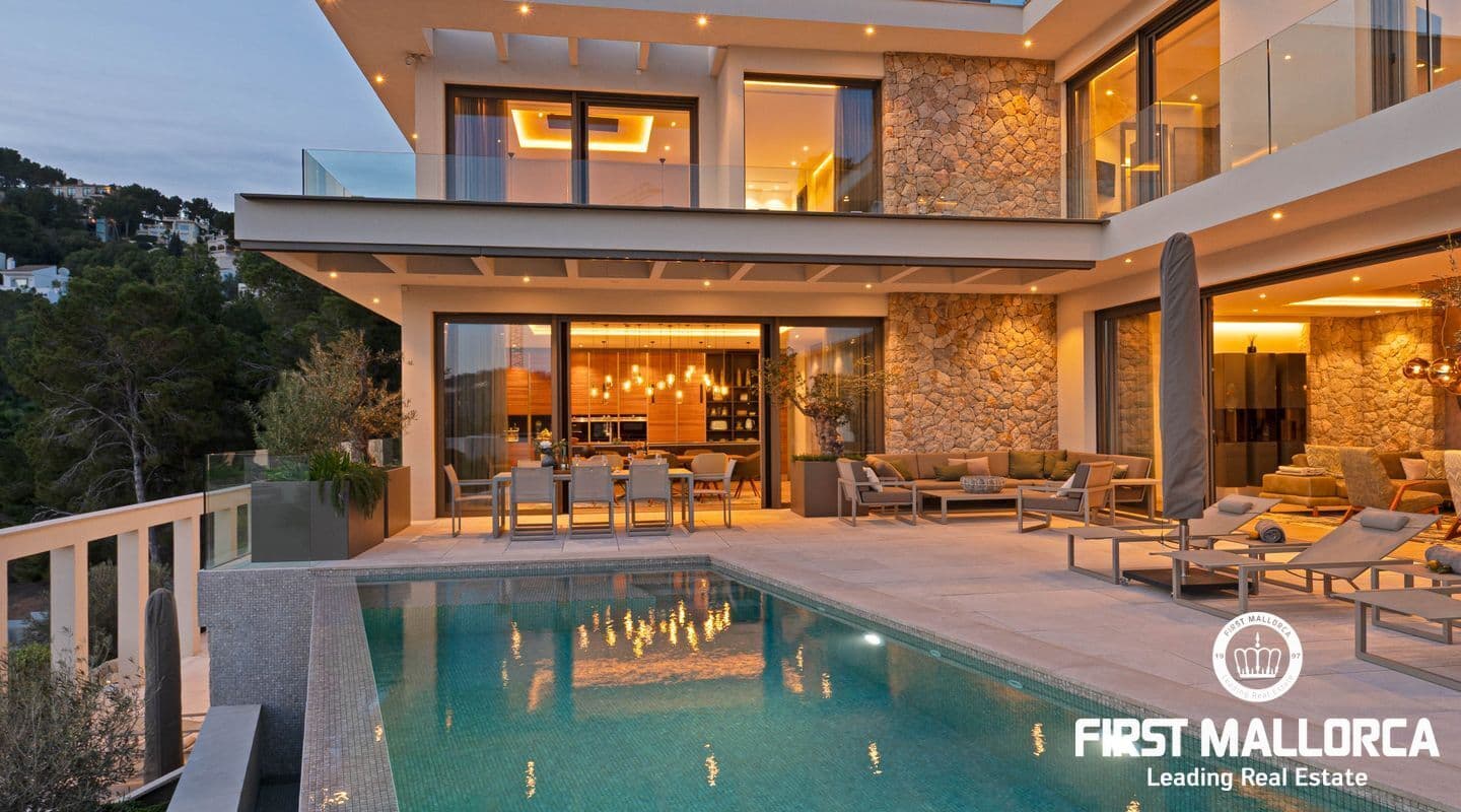 Luxurious Five-Bedroom Villa with Stunning Sea Views in Puerto de Andratx
