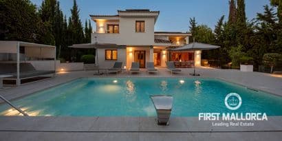 Stunning Bauhaus Villa with Partial Sea Views in Santa Ponsa