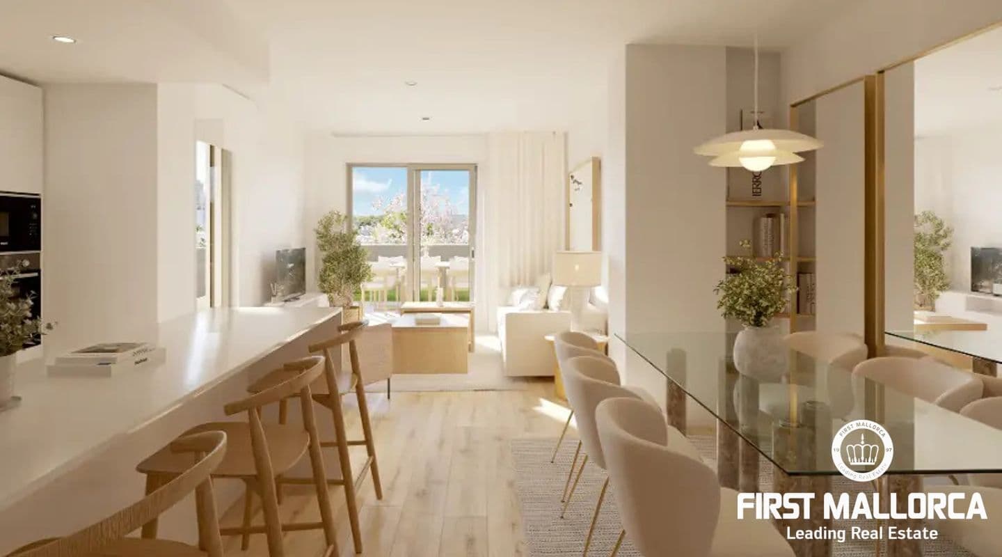 Stylish Two-Bed Apartment in New Complex near Palmanova Beach