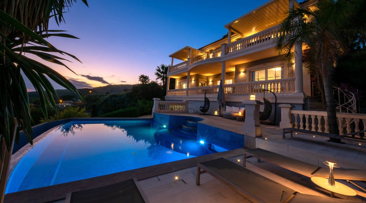Five-Bedroom Villa with Breathtaking Sea Views in Costa d'en Blanes
