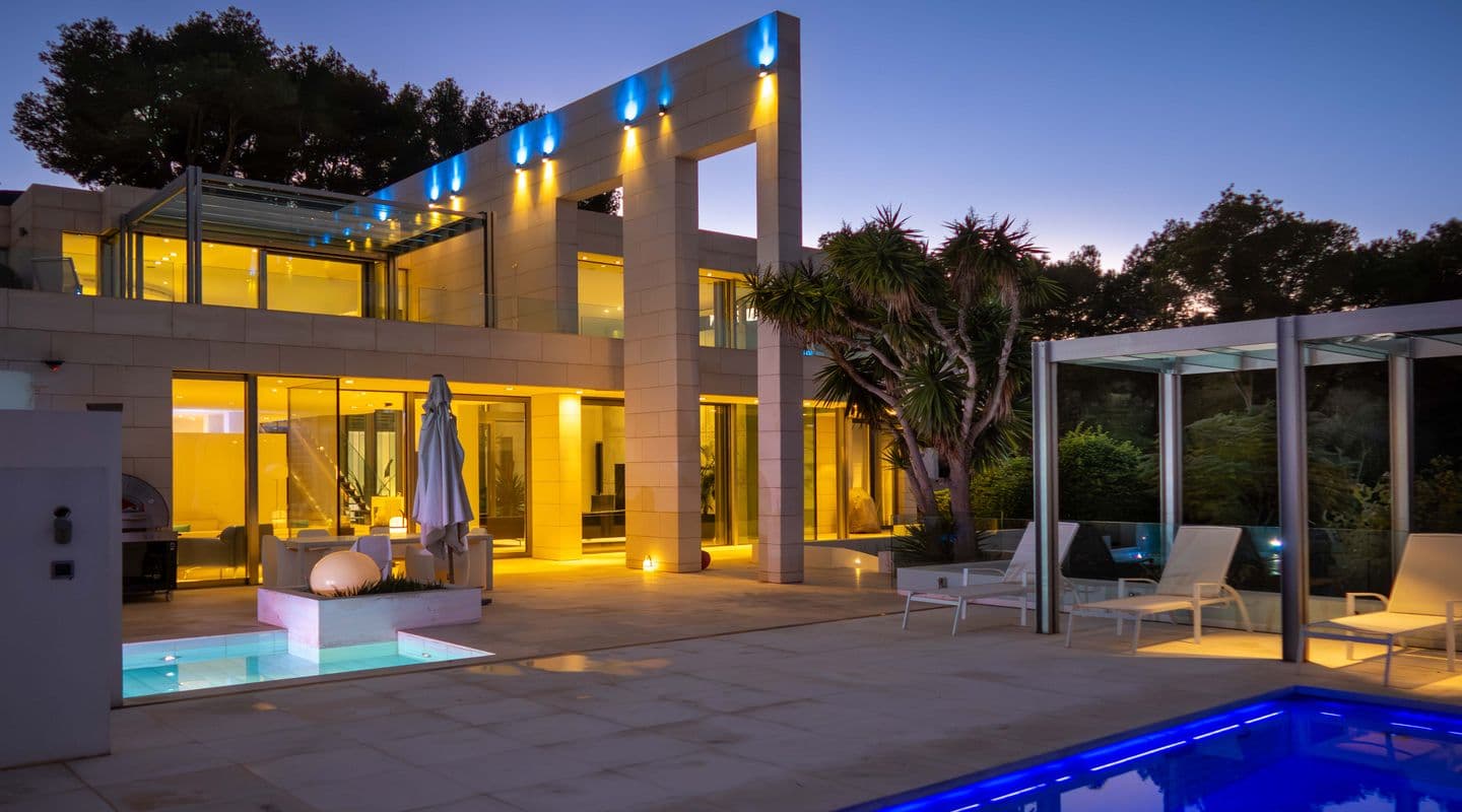 Futuristic Villa with Beach Access in Sol de Mallorca