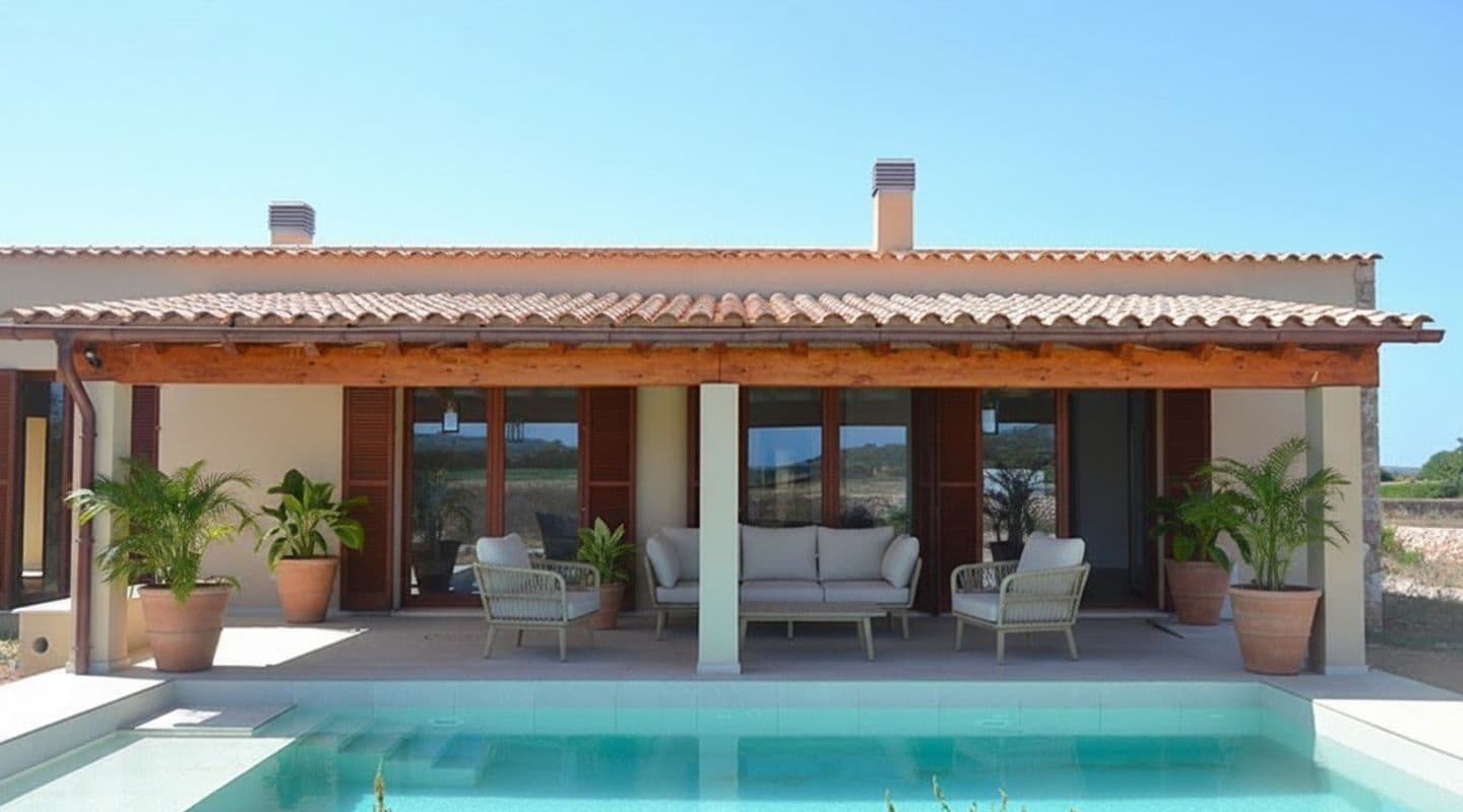 Elegant Three-Bed Finca with Infinity Pool in Manacor