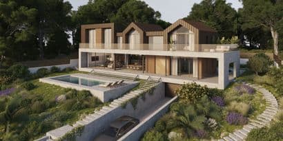 Exclusive Six-Bedroom Villa with Sea Views in Cala Vinyas