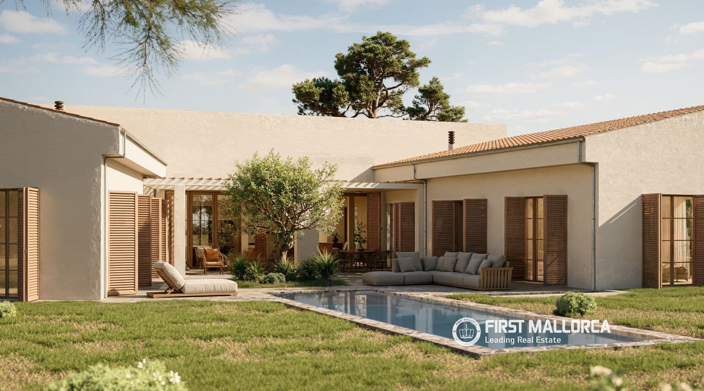 New-Build Finca with Stunning Views in Petra