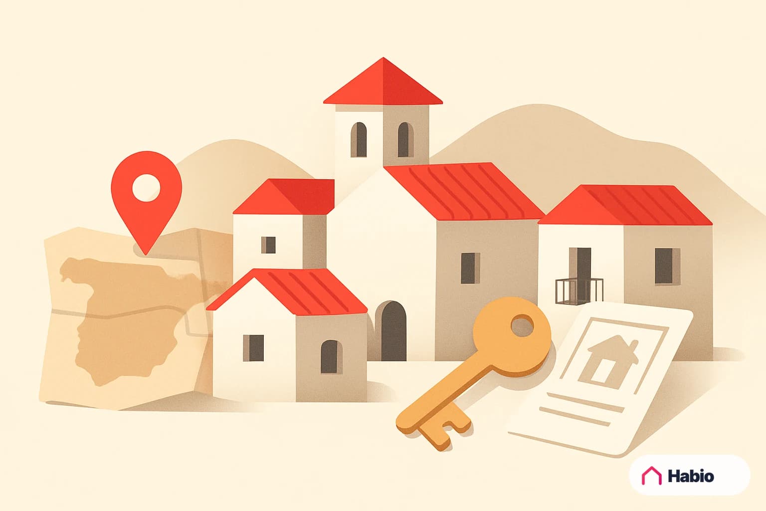 Illustration: Exploring Spain's Hidden Villages for Savvy Property Investment