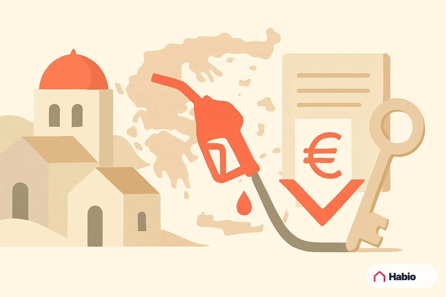 Illustration: Greece Considers Temporary Fuel Tax Cuts Amid EU Talks
