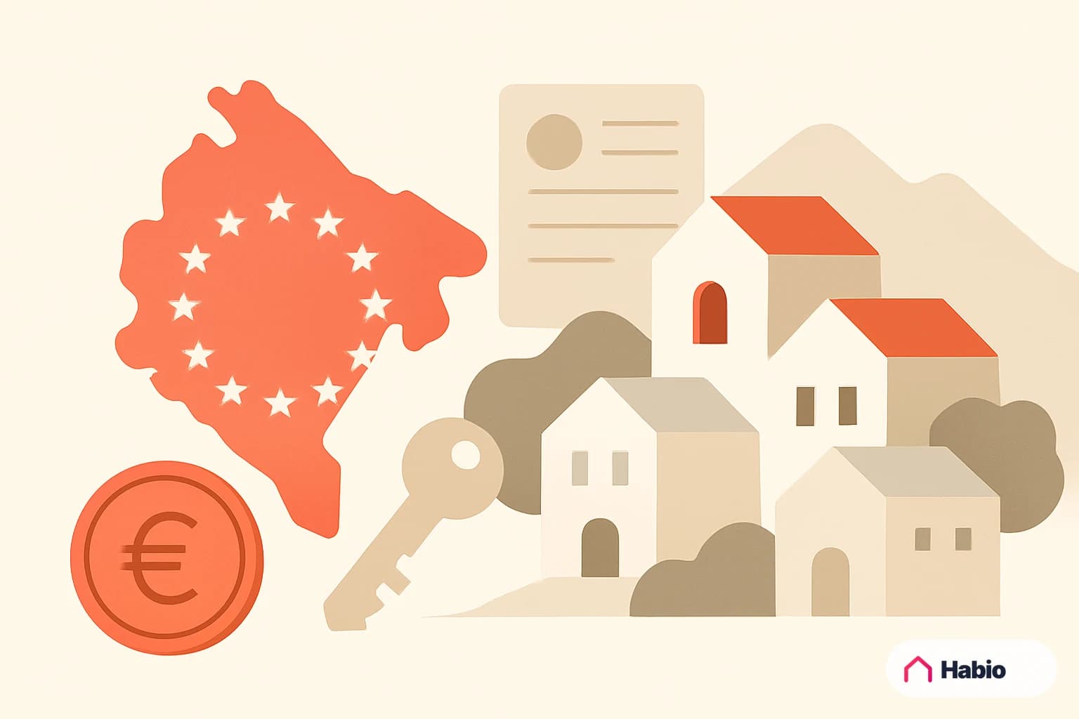 Illustration: Montenegro's EU Path and the Euro: What It Means for Buyers