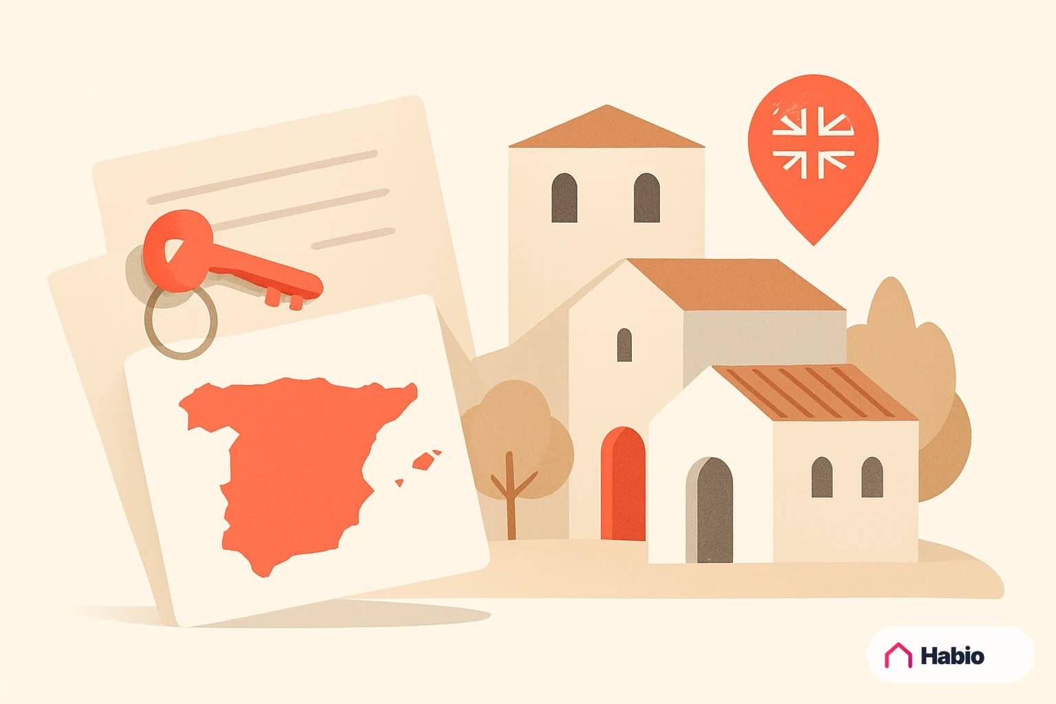 Illustration: Navigating Spain's Property Market as a UK Buyer Post-Brexit