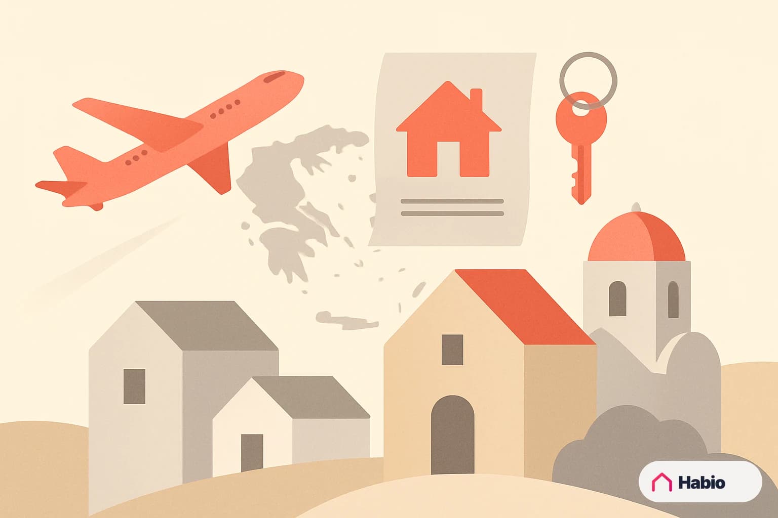 Illustration: Passenger Surge at Greek Airports Fuels Property Interest